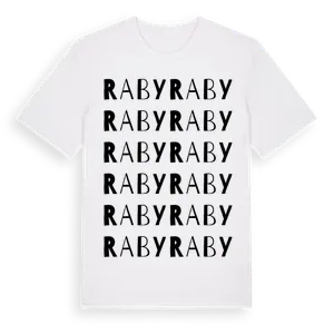 Raby ordlek t-shirt – ekologisk bomull t-shirt från Pinshirt