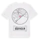 White t-shirt med Råbyholm t-shirt