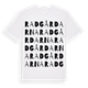 Radgårdarna ordlek t-shirt