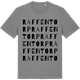 Mid Heather Gray t-shirt med Raffentorp ordlek t-shirt