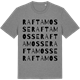 Mid Heather Gray t-shirt med Raftamosse ordlek t-shirt