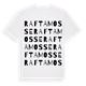 Raftamosse ordlek t-shirt