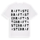Raftasten ordlek t-shirt
