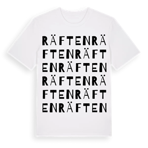 Räften ordlek t-shirt – ekologisk bomull t-shirt från Pinshirt