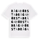 Råga Hörstad ordlek t-shirt