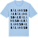 Blue Soul t-shirt med Rålambsdal ordlek t-shirt