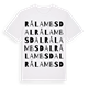 Rålambsdal ordlek t-shirt