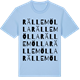 Blue Soul t-shirt med Rällemölla ordlek t-shirt