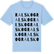 Blue Soul t-shirt med Ralskog ordlek t-shirt
