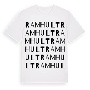Ramhult ordlek t-shirt – ekologisk bomull t-shirt från Pinshirt