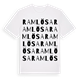 Ramlösa ordlek t-shirt