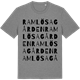 Mid Heather Gray t-shirt med Ramlösagården ordlek t-shirt