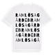 Ramlösagården ordlek t-shirt