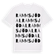 Rammsjödal ordlek t-shirt