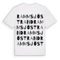 Rammsjöstrand ordlek t-shirt