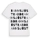 Rammsjöstrand ordlek t-shirt