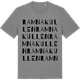 Mid Heather Gray t-shirt med Ramnakullen ordlek t-shirt