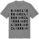 Mid Heather Gray t-shirt med Ramnekärr ordlek t-shirt
