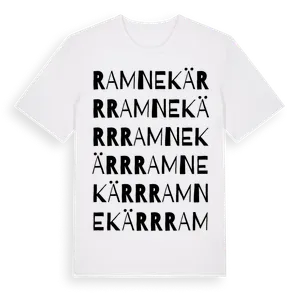 Ramnekärr ordlek t-shirt – ekologisk bomull t-shirt från Pinshirt