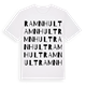 Ramnhult ordlek t-shirt