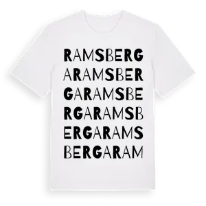 Ramsberga ordlek t-shirt – ekologisk bomull t-shirt från Pinshirt