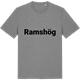 Mid Heather Gray t-shirt med Ramshög fetstil t-shirt