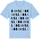Blue Soul t-shirt med Ramslid ordlek t-shirt