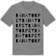 Mid Heather Gray t-shirt med Ranatorpet ordlek t-shirt