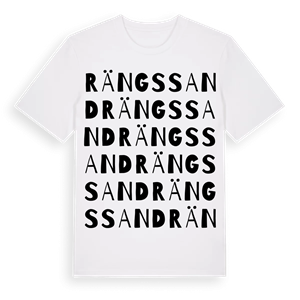Rängs sand ordlek t-shirt – ekologisk bomull t-shirt från Pinshirt