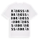 Rängs sand ordlek t-shirt