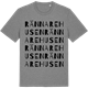 Mid Heather Gray t-shirt med Rännarehusen ordlek t-shirt