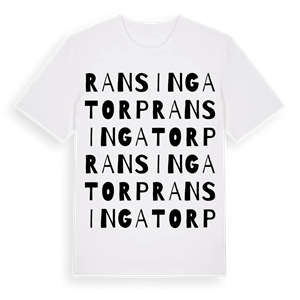Ransingatorp ordlek t-shirt – ekologisk bomull t-shirt från Pinshirt