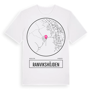 Ranvikshöjden t-shirt – ekologisk bomull t-shirt från Pinshirt