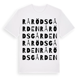 Rårödsgården ordlek t-shirt – ekologisk bomull t-shirt från Pinshirt