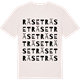 Vintage White t-shirt med Räset ordlek t-shirt