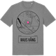 Mid Heather Gray t-shirt med Raus vång t-shirt