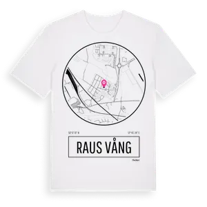 Raus Vång t-shirt – ekologisk bomull t-shirt från Pinshirt