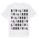 White t-shirt med Rävakärr ordlek t-shirt