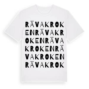 Rävakroken ordlek t-shirt – ekologisk bomull t-shirt från Pinshirt