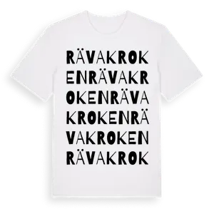 Rävakroken ordlek t-shirt – ekologisk bomull t-shirt från Pinshirt