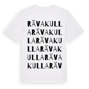 Rävakulla ordlek t-shirt – ekologisk bomull t-shirt från Pinshirt