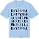Blue Soul t-shirt med Ravnahalla ordlek t-shirt