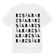 Resåkra ordlek t-shirt