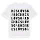 Reslövsgården ordlek t-shirt