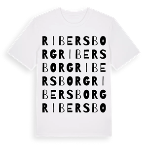 Ribersborg ordlek t-shirt – ekologisk bomull t-shirt från Pinshirt