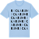 Blue Soul t-shirt med Rickarum ordlek t-shirt