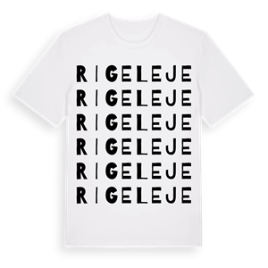 Rigeleje ordlek t-shirt – ekologisk bomull t-shirt från Pinshirt