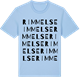Blue Soul t-shirt med Rimmelse ordlek t-shirt