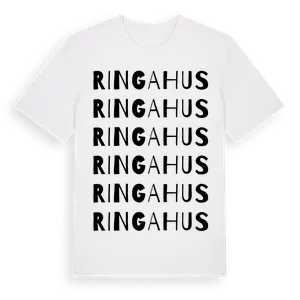 Ringahus ordlek t-shirt – ekologisk bomull t-shirt från Pinshirt