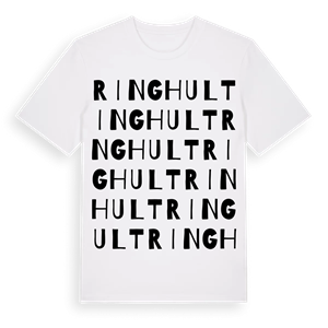 Ringhult ordlek t-shirt – ekologisk bomull t-shirt från Pinshirt